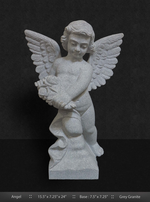 Grey Granite Angel 24”