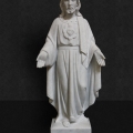 MS1009 Italian Marble Sacred Heart of Jesus 18”