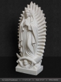 White Marble Our Lady of Guadalupe 24”