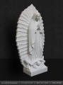 Marble Our Lady of Guadalupe Statue 22”