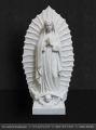 Marble Our Lady of Guadalupe Statue 22”