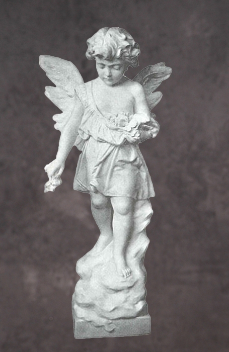 Italian Marble Angel Statue