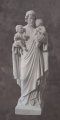 Italian Marble Saint Statues