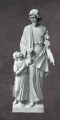 Italian Marble Saint Statues