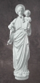 Italian Marble Saint Statues