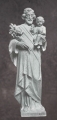 Italian Marble Saint Statues