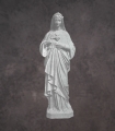 Italian Marble Madonna Statue