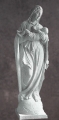 Italian Marble Madonna Statue