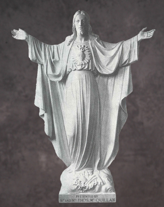 Italian Hand Carved Marble Christ Statues