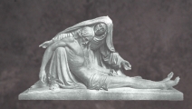 Italian Marble Pieta Statue