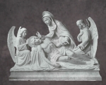 Italian Marble Pieta Statue