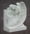 Italian Marble Angel Statue