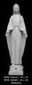 Bonded Marble Madonna Statue