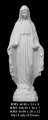 Bonded Marble Madonna Statue