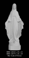 Bonded Marble Madonna Statue