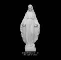 Bonded Marble Madonna Statue