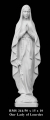 Bonded Marble Madonna Statue