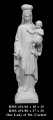 Bonded Marble Madonna Statue