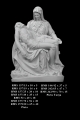 Bonded Marble Pieta Statue