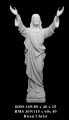 Bonded Marble Jesus Christ Statues