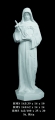 Bonded Marble Madonna Statue